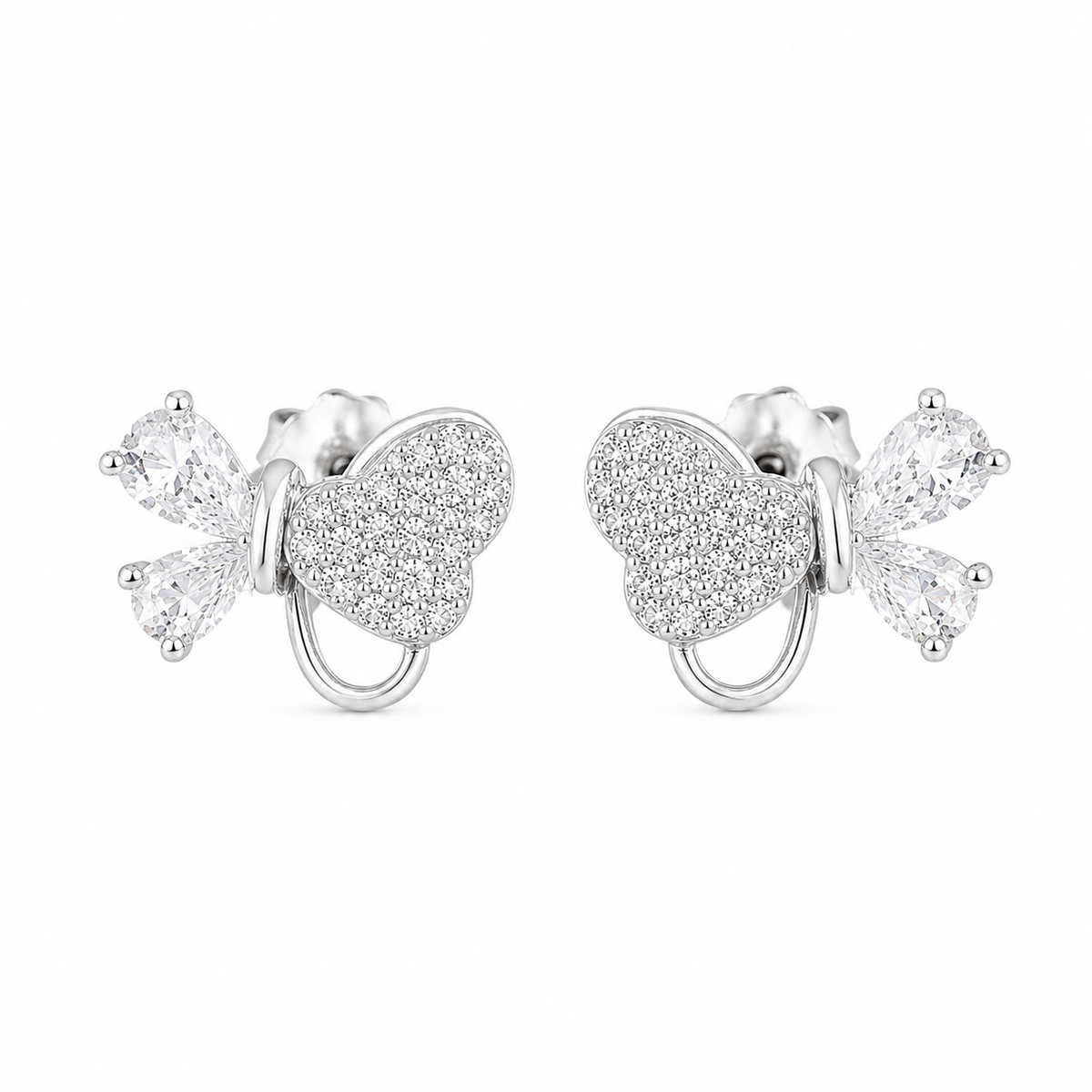 925 Butterfly Stud Earrings